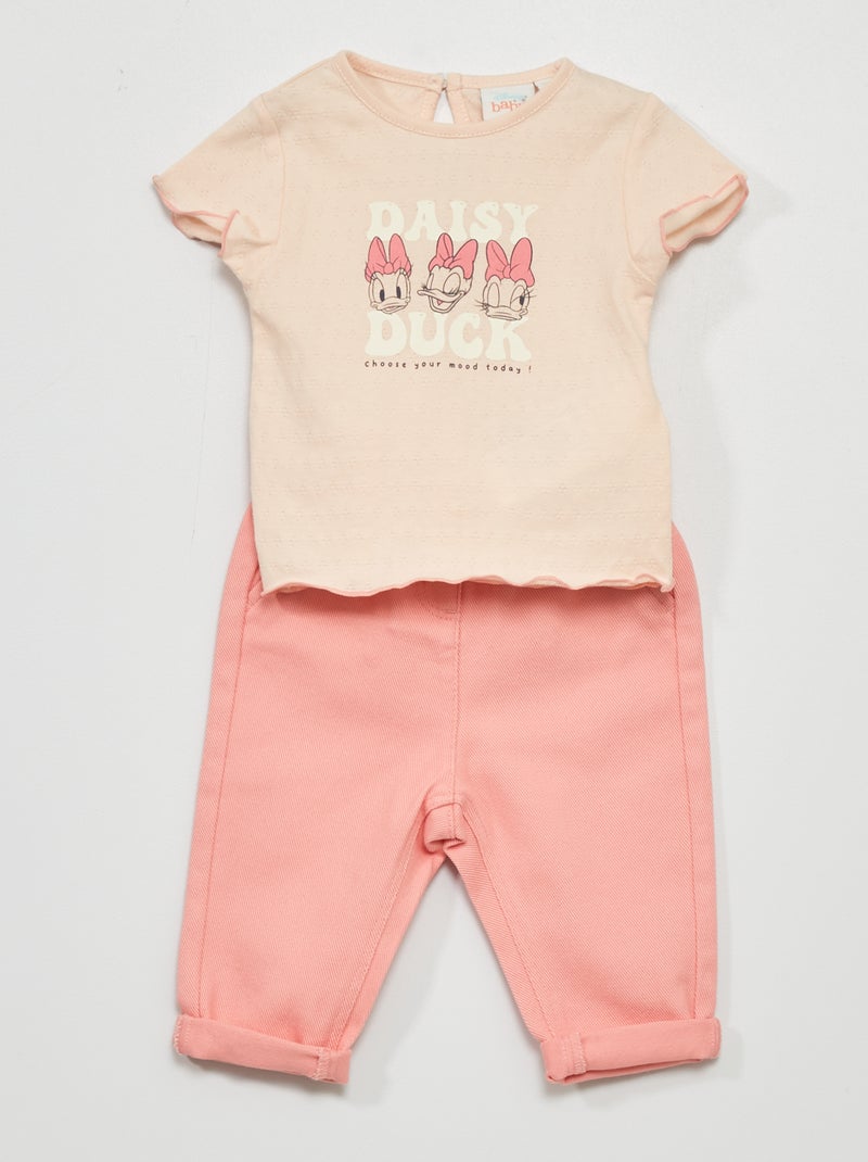 Conjunto 'Disney' - 2 peças ROSA - Kiabi
