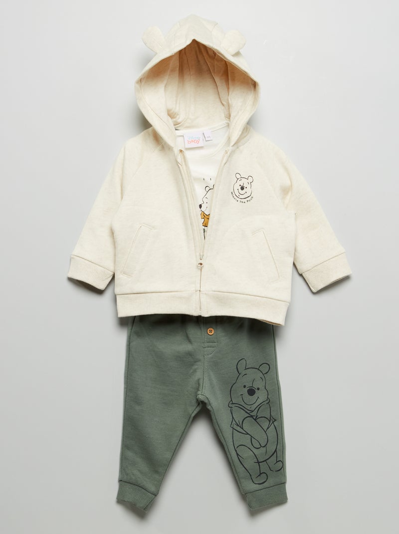 Conjunto 'Disney'  - 3 peças BEGE - Kiabi