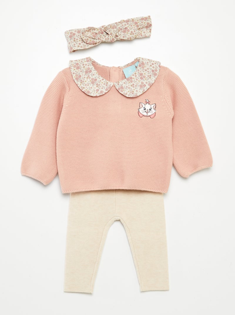 Conjunto 'Disney' - 3 peças ROSA - Kiabi
