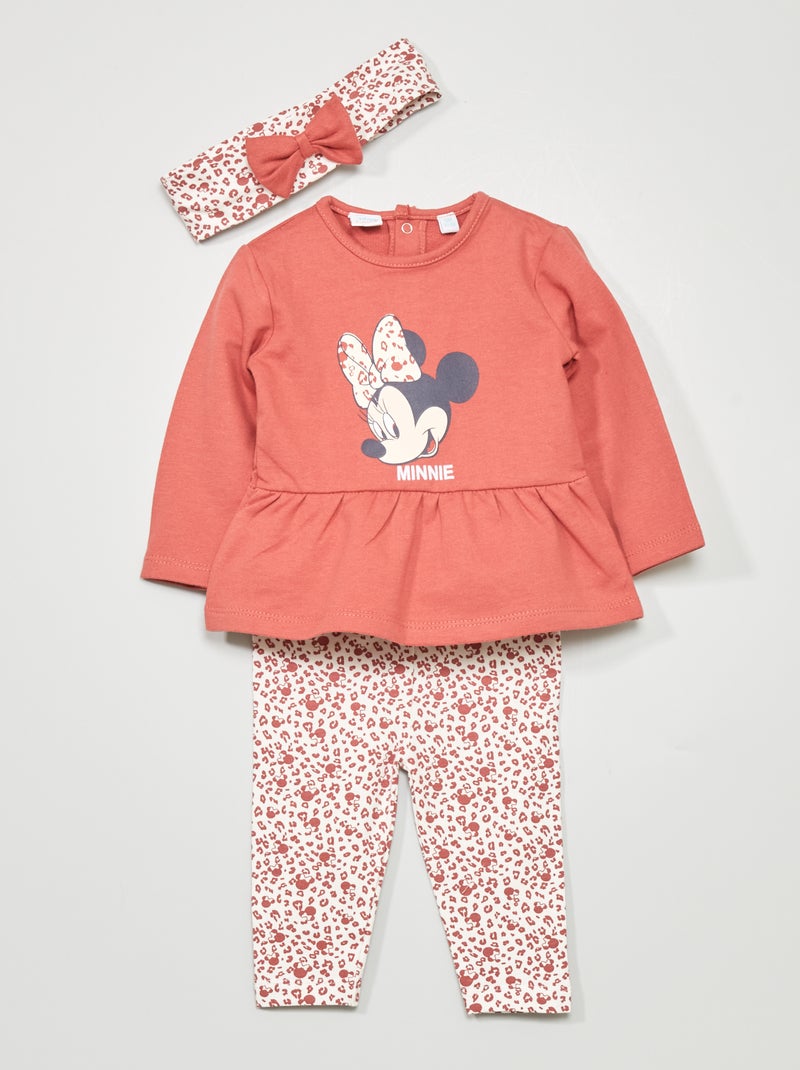 Conjunto 'Disney' - 3 peças Rosa - Kiabi