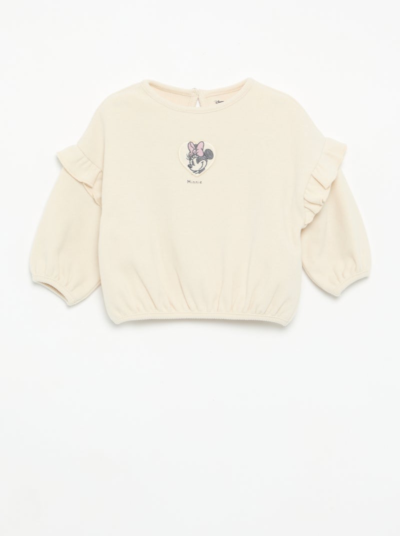 Conjunto 'Disney' 2 peças - Camisola com folhos + legging Rosa - Kiabi
