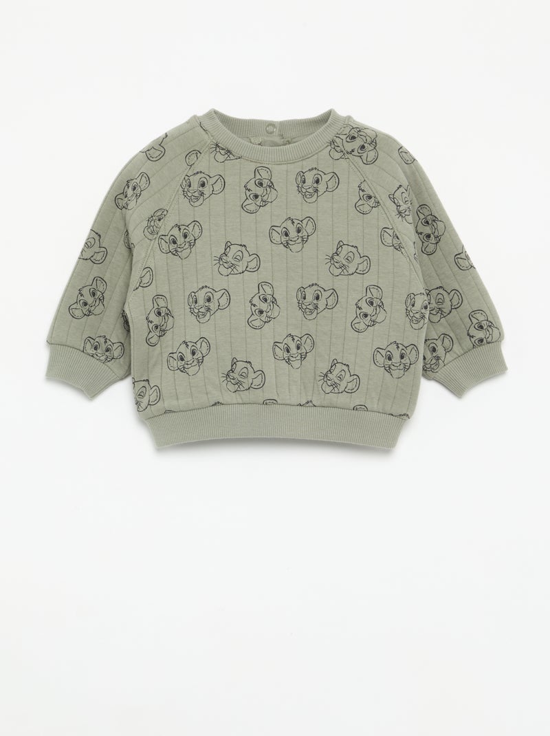 Conjunto 'Disney' 2 peças: sweat + calças Verde - Kiabi