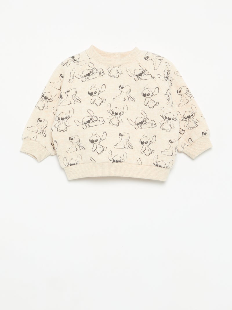 Conjunto 'Disney' 2 peças: sweatshirt + calças Bege - Kiabi
