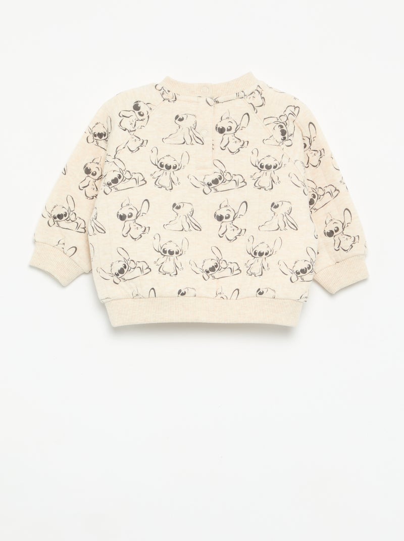 Conjunto 'Disney' 2 peças: sweatshirt + calças Bege - Kiabi