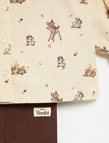 Conjunto 'Disney' 'Bambi' 2 peças - Camisa + legging