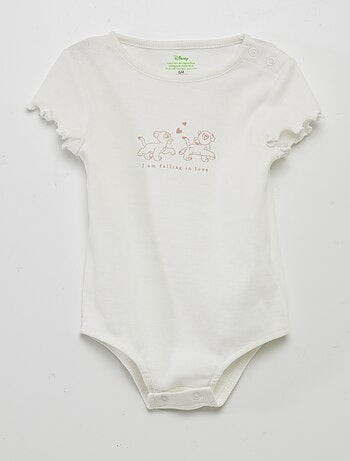 Conjunto 'Disney' body canelado + Leggings curtas
