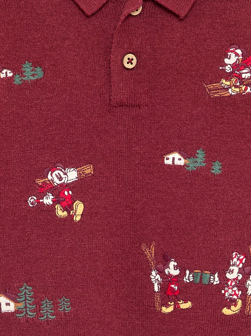 Conjunto 'Disney' de 2 peças - Camisola + Calças Vermelho - Kiabi