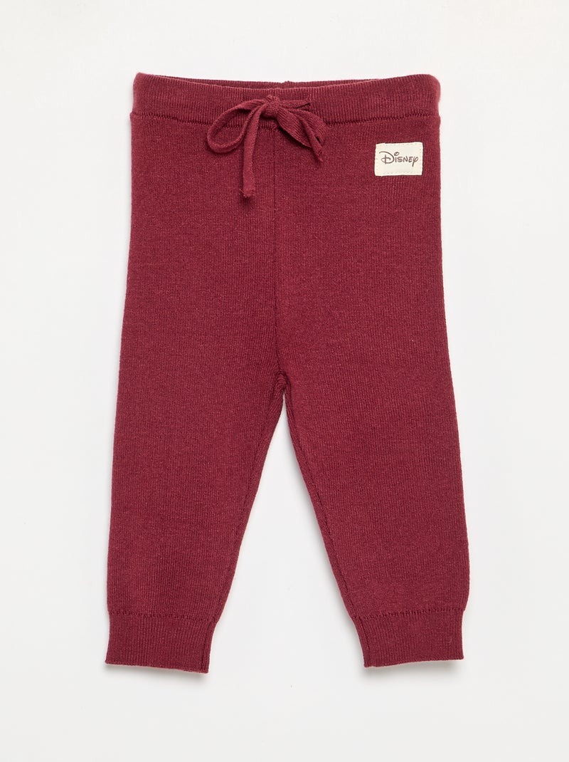 Conjunto 'Disney' de 2 peças - Camisola + Calças Vermelho - Kiabi