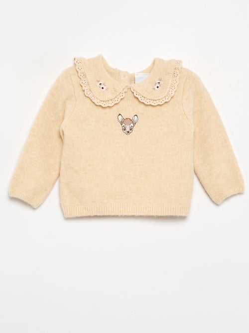 Conjunto 'Disney' de 2 peças em malha tricotada - Camisola + legging - Kiabi