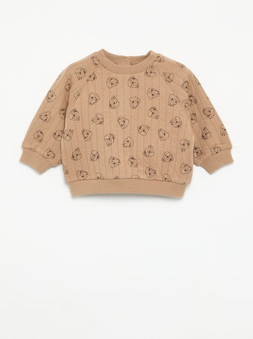 Conjunto "Disney" de 2 peças: sweatshirt + calças - Kiabi