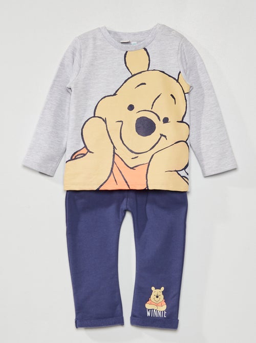 Conjunto 'Disney' em moletão - 2 peças - Kiabi