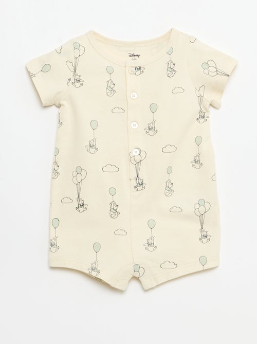 Conjunto 'Disney' macacão curto + chapéu - Kiabi