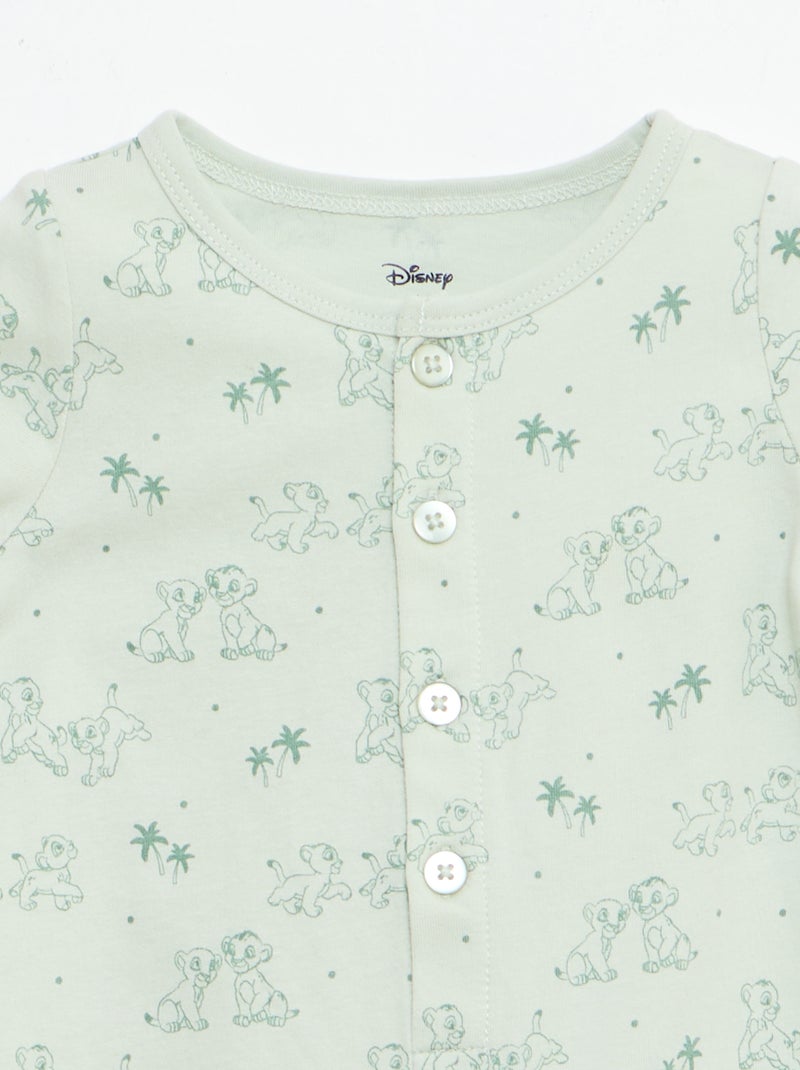 Conjunto 'Disney' macacão curto + chapéu Verde - Kiabi