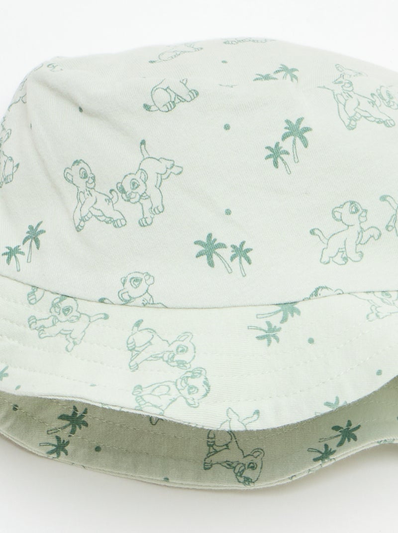 Conjunto 'Disney' macacão curto + chapéu Verde - Kiabi