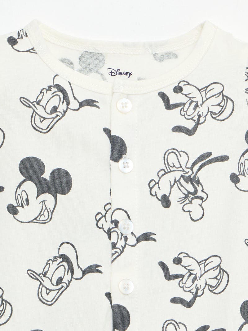 Conjunto 'Disney': Macacão Curto e Chapéu Branco - Kiabi