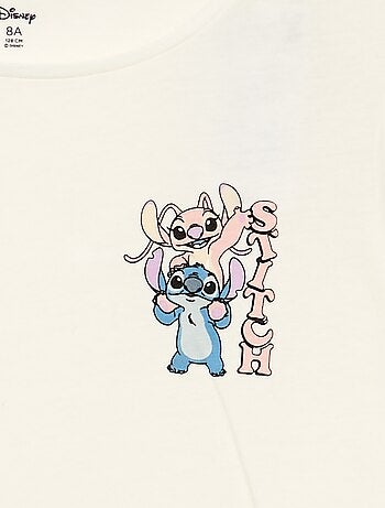 Conjunto 'Disney' Stitch' 2 peças - vestido jardineira + T-shirt de manga comprida