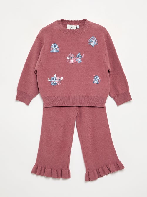 Conjunto \'Disney\' \'Stitch\' de 2 peças - Camisola + calças - Kiabi