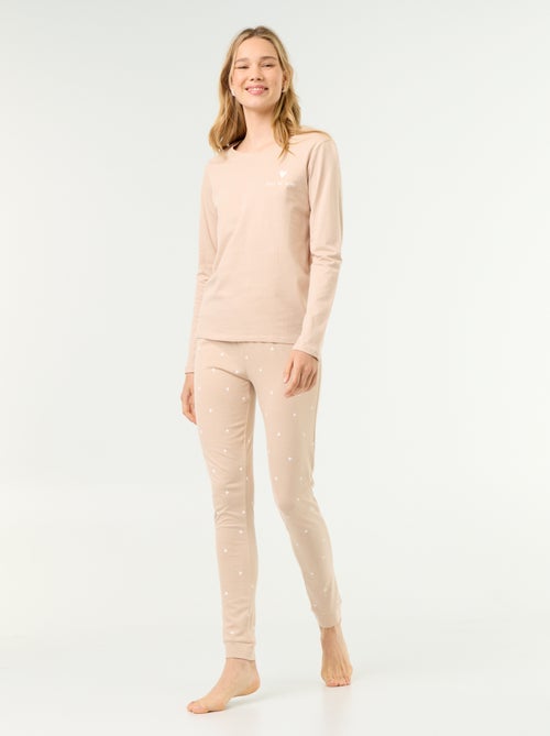 Conjunto em jersey - 2 peças - Kiabi Conjunto em jersey - 2 peças - Kiabi