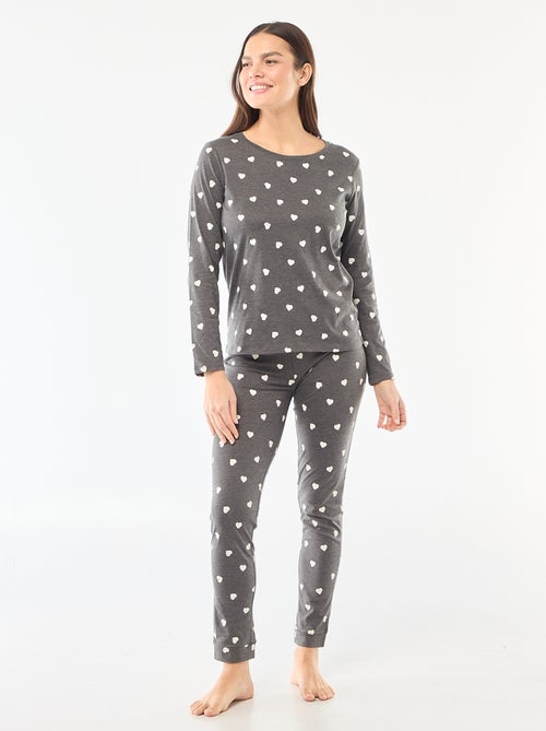 Conjunto em jersey - 2 peças - Kiabi