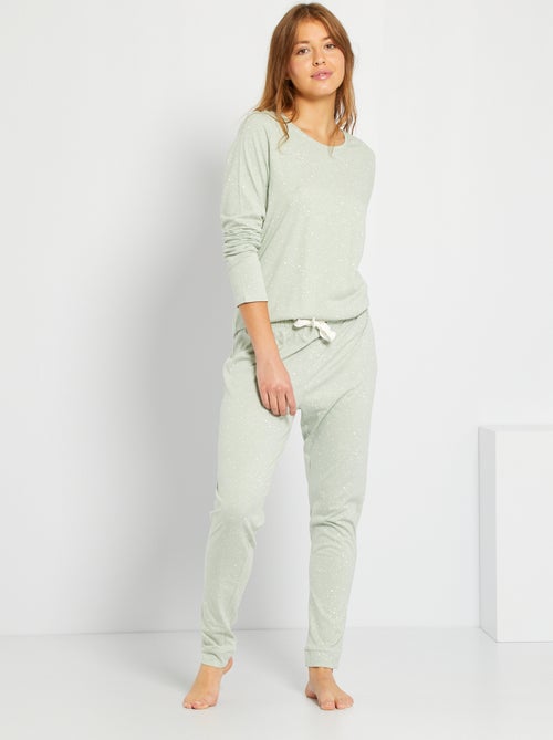 Conjunto em jersey - 2 peças - Kiabi