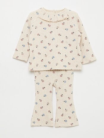 Conjunto em malha fofa - 2 peças