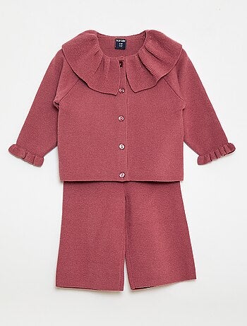 Conjunto em malha suave - 2 peças