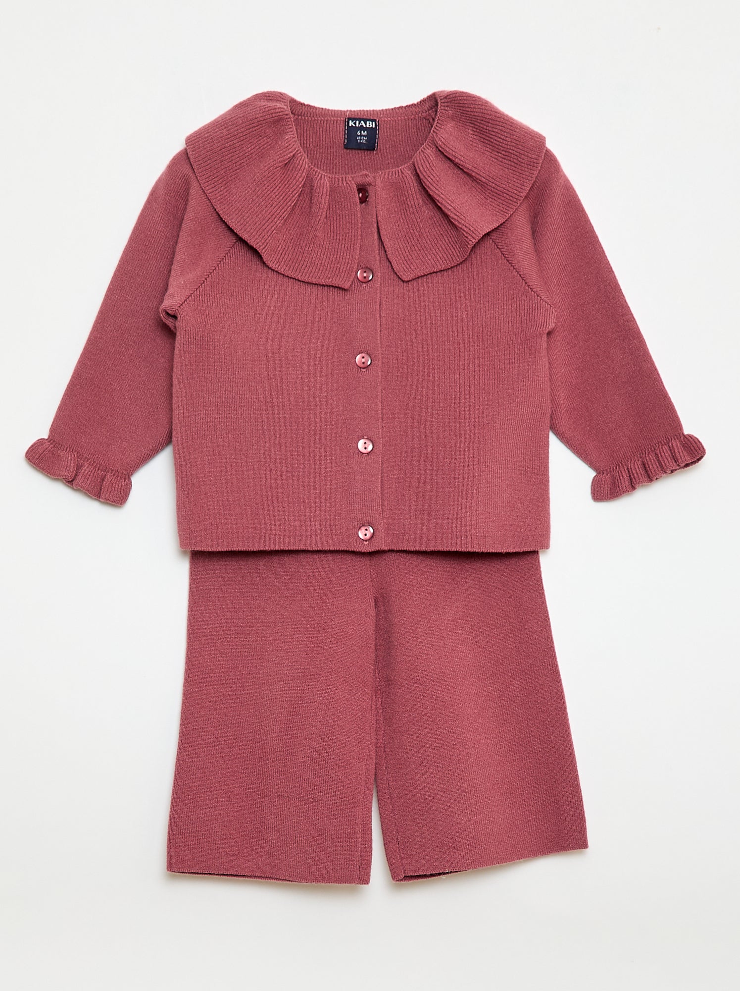 Conjunto em malha suave - 2 peças