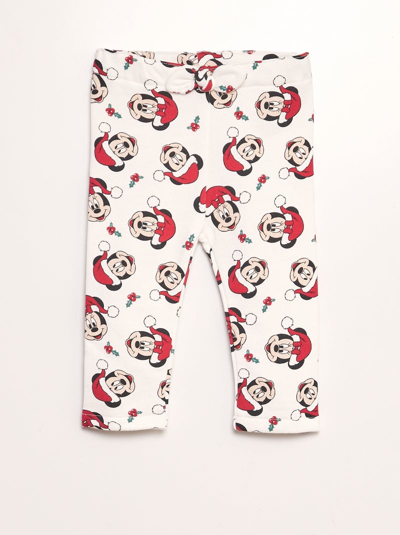 Conjunto em moletão 'Minnie e Mickey'  - 2 peças VERMELHO - Kiabi