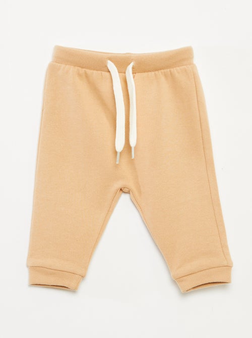 Conjunto em moletão: sweatshirt e calças - 2 peças - Kiabi