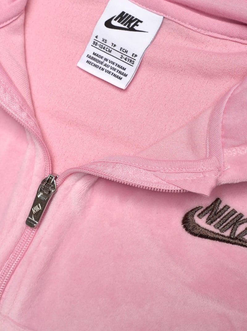 Conjunto em veludo - Nike Bege - Kiabi