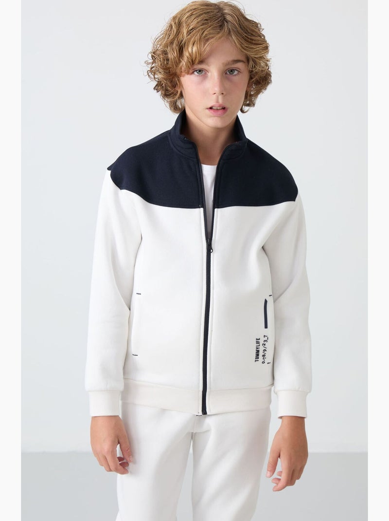 Conjunto esportivo infantil tommy Branco Azul - Kiabi