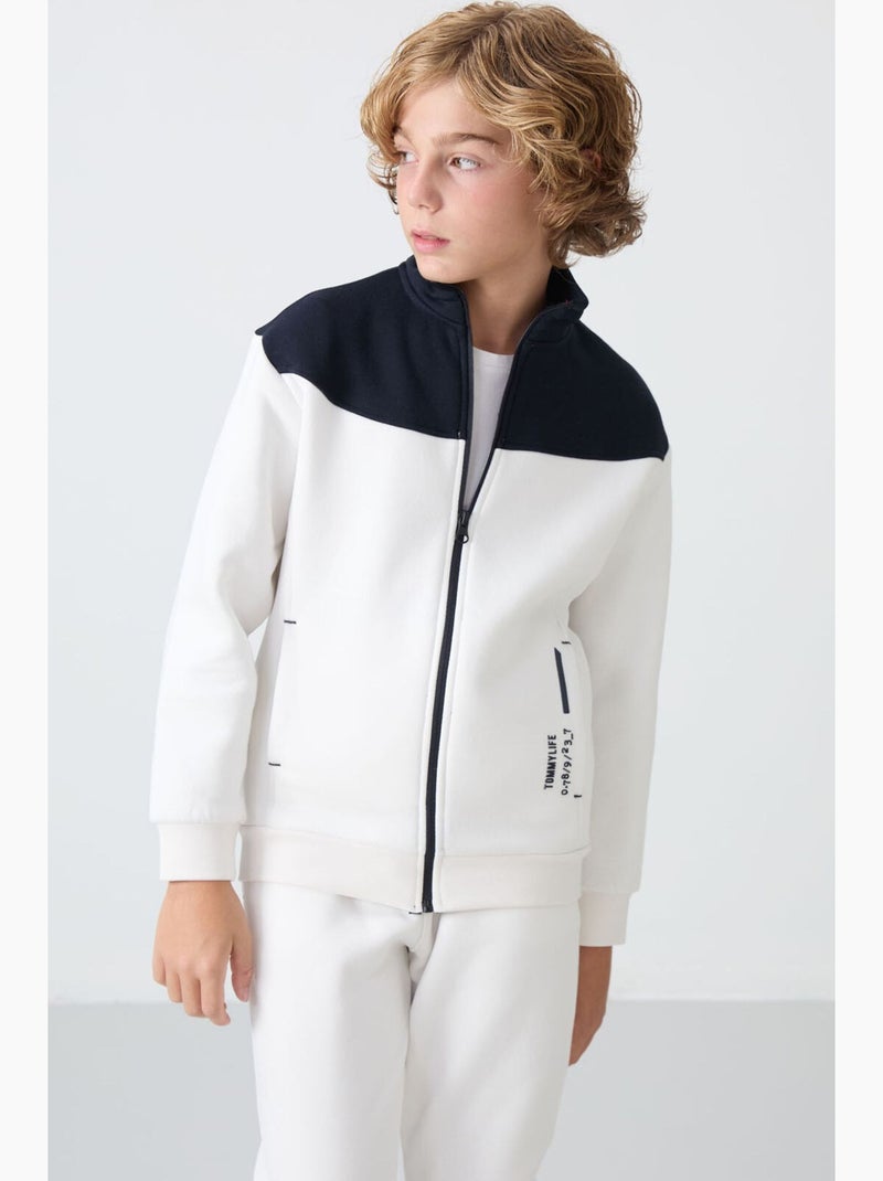 Conjunto esportivo infantil tommy Branco Azul - Kiabi