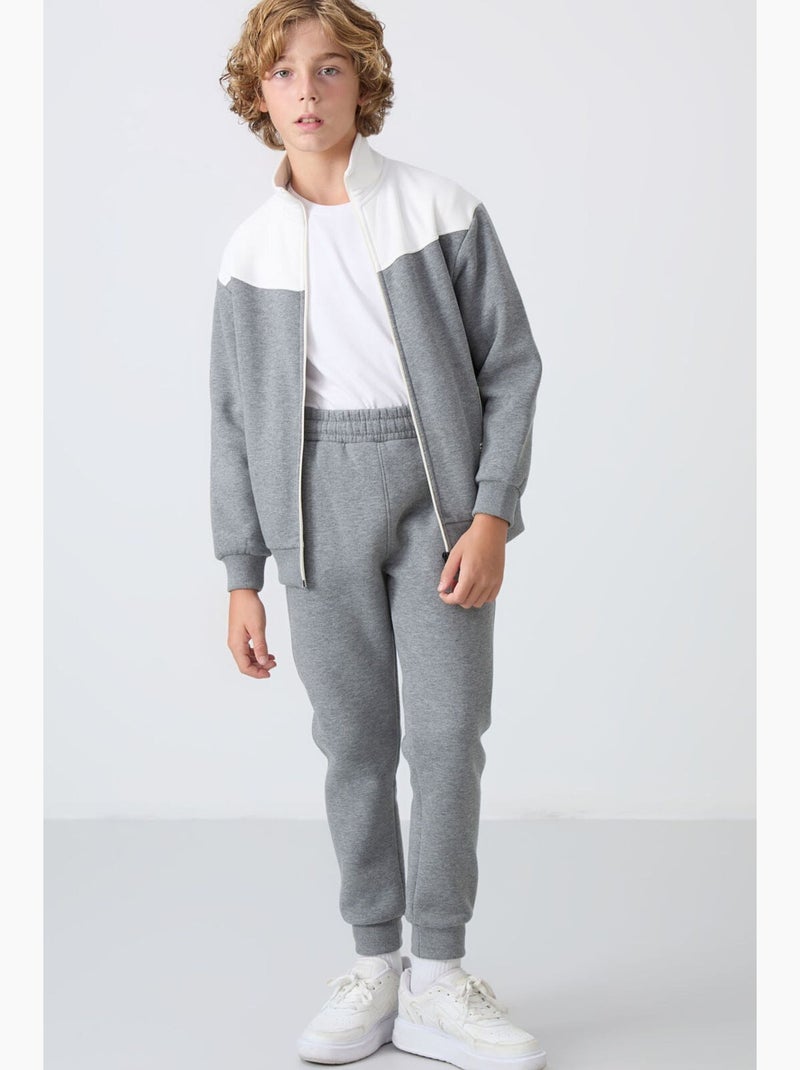 Conjunto esportivo infantil tommy Cinza-branco - Kiabi