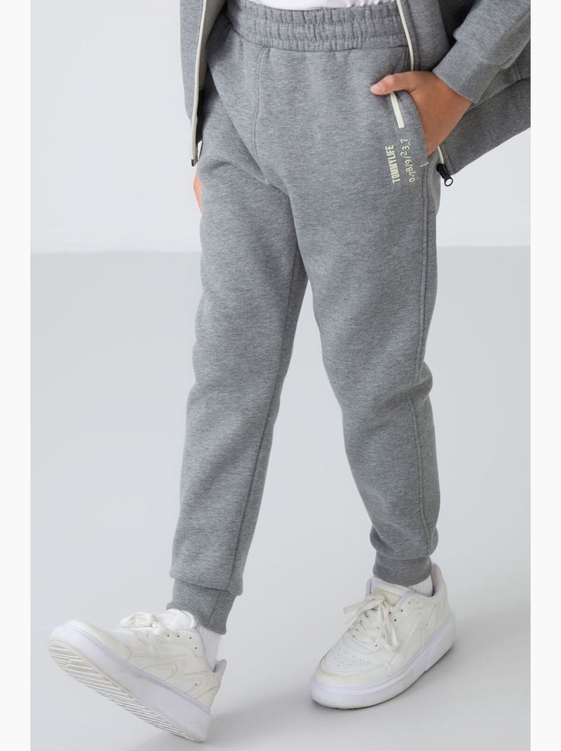 Conjunto esportivo infantil tommy Cinza-branco - Kiabi