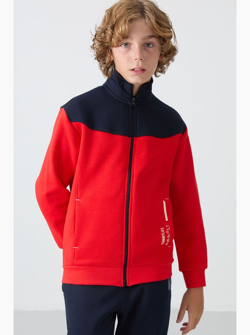 Conjunto esportivo infantil tommy Vermelho - Kiabi
