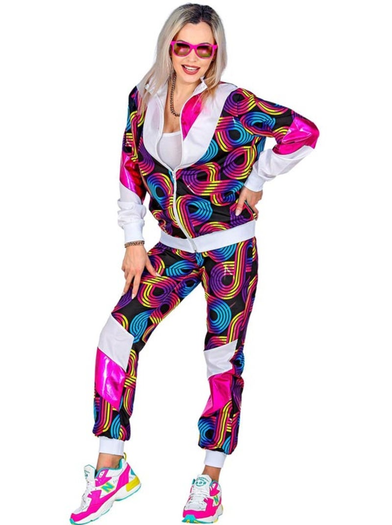 Conjunto esportivo neon estilo discoteca dos anos 80 Multicolorido - Kiabi