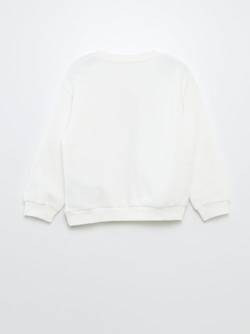 Conjunto estampado sweatshirt + calções tipo ciclista - Kiabi