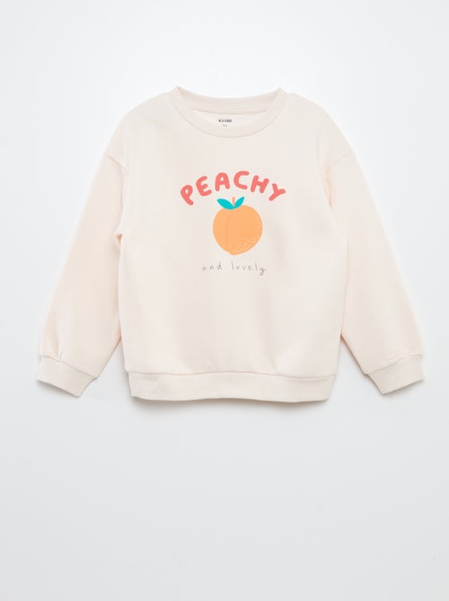 Conjunto estampado sweatshirt + calções tipo ciclista - Kiabi