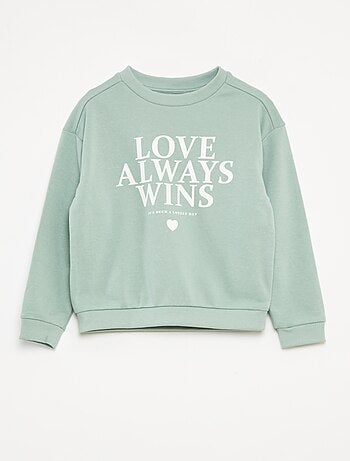 Conjunto estampado sweatshirt + leggings - 2 peças