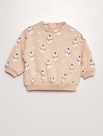Conjunto estampado sweatshirt + leggings - 2 peças