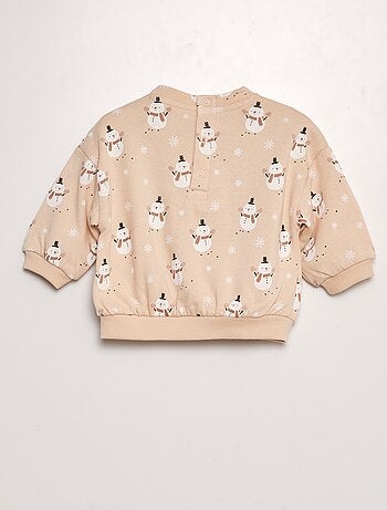 Conjunto estampado sweatshirt + leggings - 2 peças