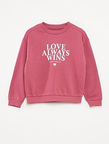 Conjunto estampado sweatshirt + leggings - 2 peças