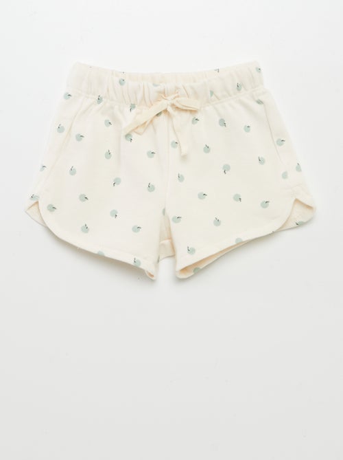 Conjunto estampado t-shirt + calções - 2 peças - Kiabi