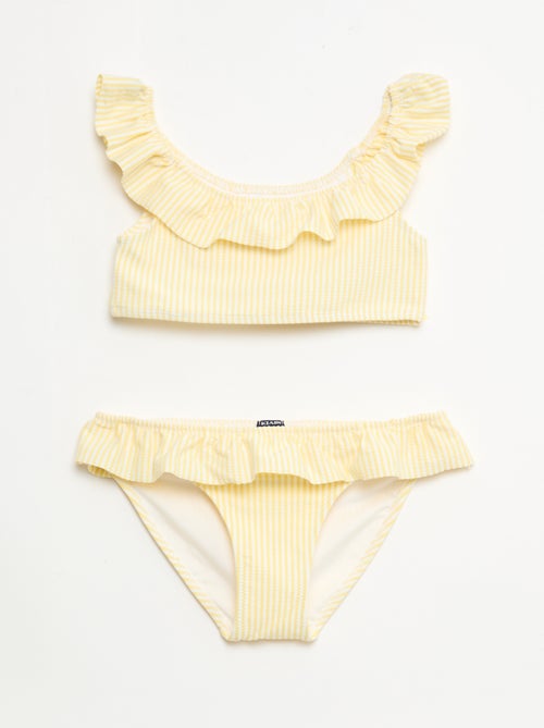 Conjunto fato de banho top + cueca - 2 peças - Kiabi