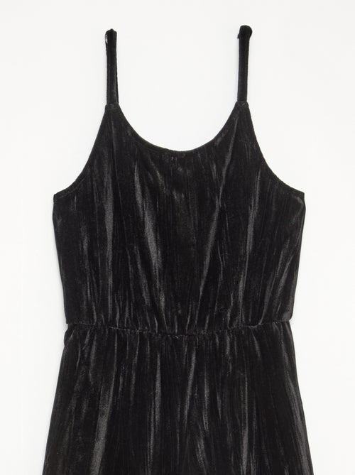 Conjunto festivo T-shirt + macacão com alças - Kiabi