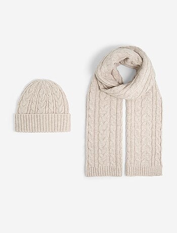 Conjunto gorro + cachecol - 2 peças