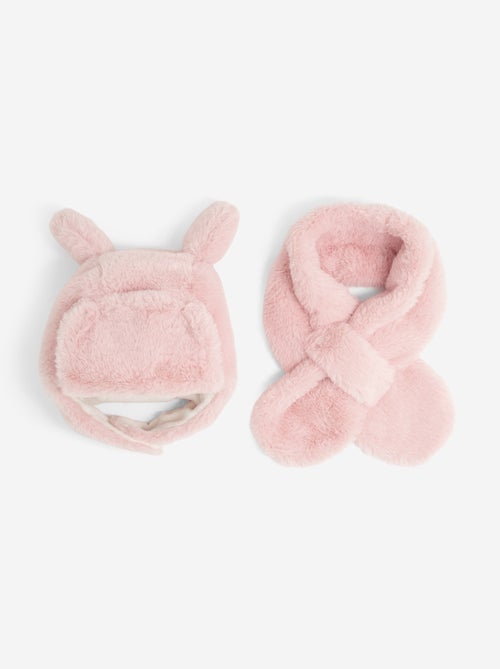 Conjunto gorro + cachecol - 2 peças - Kiabi