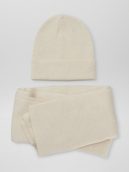 Conjunto gorro + cachecol - Kiabi