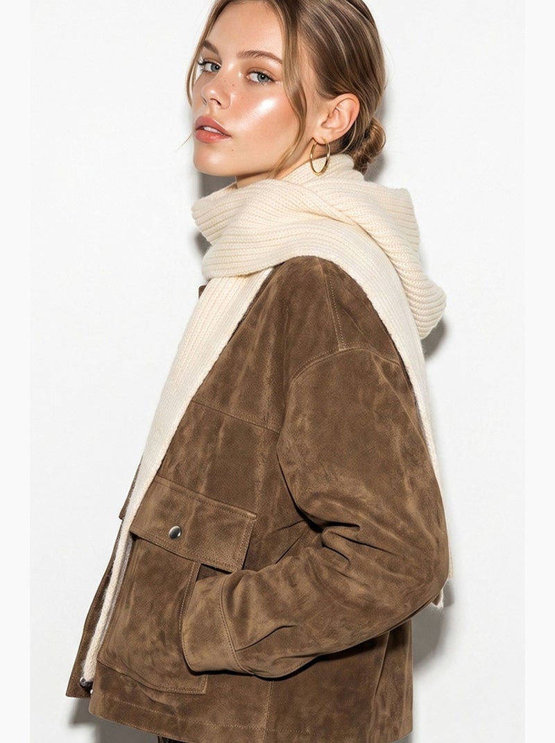 Conjunto gorro cachecol luvas mulher lucci Bege natural - Kiabi