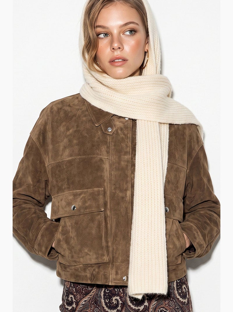 Conjunto gorro cachecol luvas mulher lucci Bege natural - Kiabi